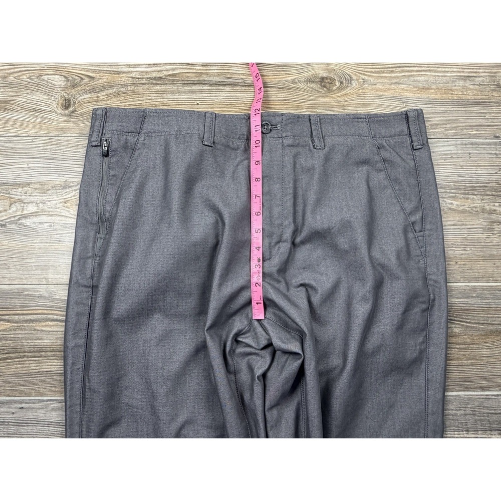 Eddie Bauer Flex Wrinkle Resistant Sport Chino Mens 40x36 Gray Office Travel - Picture 6 of 12